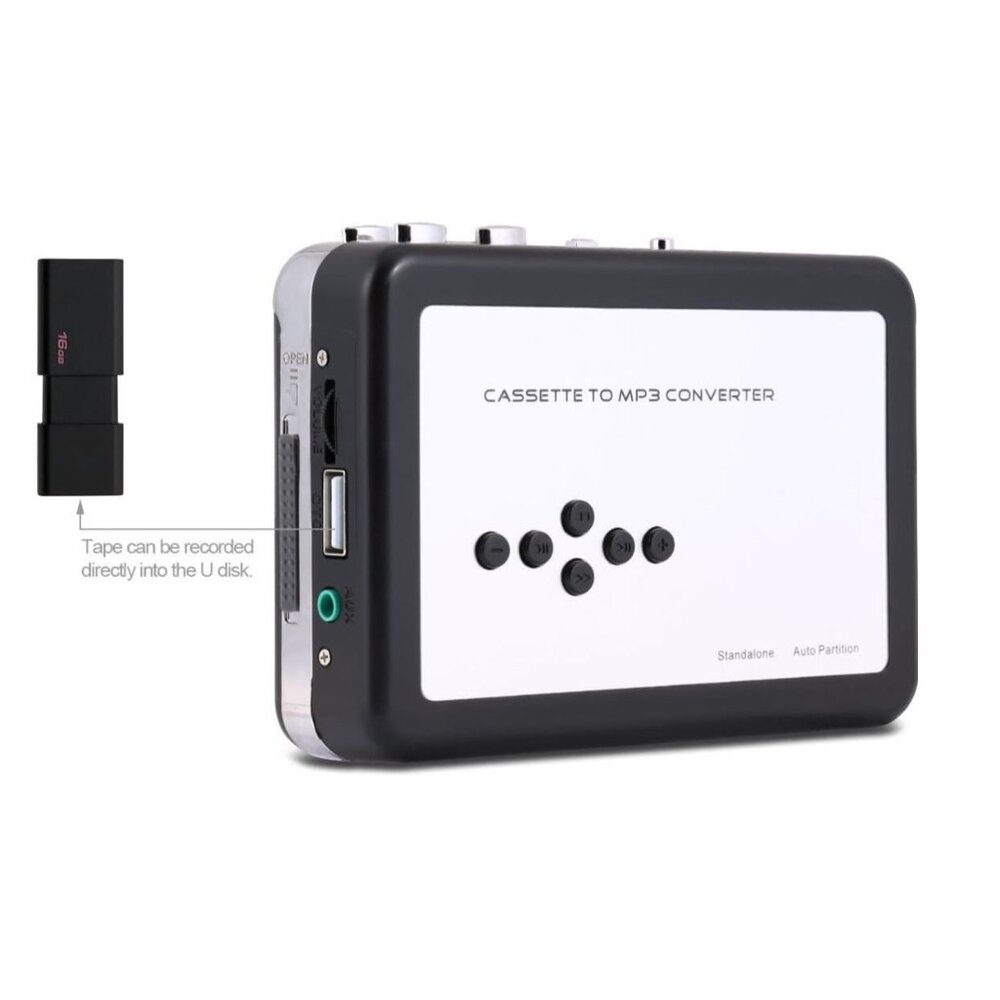 Reshow Portable Cassette Tape Player, Best Overall Standalone USB to MP3 Convert